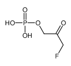 (3-fluoro-2-oxopropyl) dihydrogen phosphate结构式