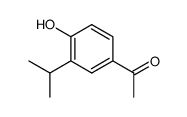 3-isopropyl-4-hydroxyacetophenone Structure