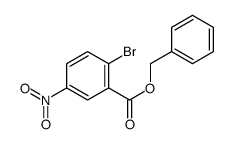 benzyl 2-bromo-5-nitrobenzoate结构式