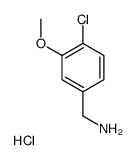 (4-chloro-3-methoxyphenyl)methanamine,hydrochloride Structure