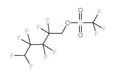 1H,1H,5H-八氟三氟甲烷磺酸戊酯结构式