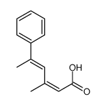 3-methyl-5-phenylhexa-2,4-dienoic acid结构式