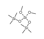 Dimethoxy-bis-trimethylsiloxy-silan Structure