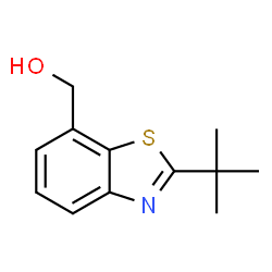 7-Benzothiazolemethanol,2-(1,1-dimethylethyl)-(9CI) structure