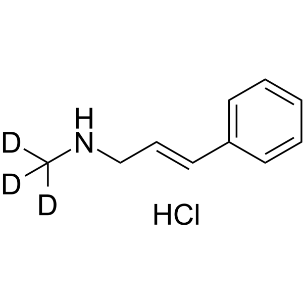 (E)-N-Methylcinnamylamine-d3结构式