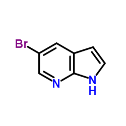 5-溴-7-氮杂吲哚结构式