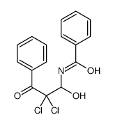N-(2,2-dichloro-1-hydroxy-3-oxo-3-phenylpropyl)benzamide结构式