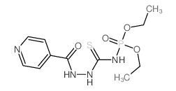 1-diethoxyphosphoryl-3-(pyridine-4-carbonylamino)thiourea Structure