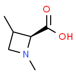 (2S)-1,3-dimethylazetidine-2-carboxylic acid Structure