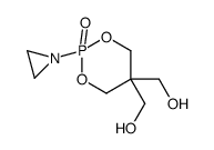 1-(1-Aziridinyl)-4,4-bis(hydroxymethyl)-2,6-dioxaphosphorinane 1-oxide结构式
