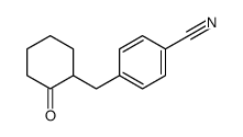 4-[(2-oxocyclohexyl)methyl]benzonitrile结构式
