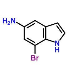 7-Bromo-1H-indol-5-amine Structure
