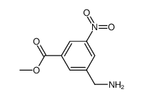 Benzoic acid, 3-(aminomethyl)-5-nitro-, methyl ester (9CI)结构式