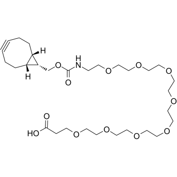 endo-BCN-PEG8-acid Structure