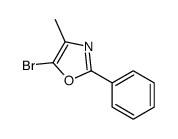 5-溴-4-甲基-2-苯基-1,3-噁唑结构式