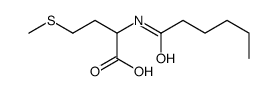 N-(1-oxohexyl)-DL-methionine结构式