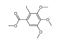 methyl 2-iodo-3,4,5-tri-methoxybenzoate结构式