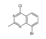 8-BROMO-4-CHLORO-2-METHYL-QUINAZOLINE结构式