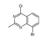 8-BROMO-4-CHLORO-2-METHYL-QUINAZOLINE structure