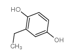 2-ethylbenzene-1,4-diol structure