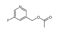 3-acetoxymethyl-5-fluoro-pyridine Structure