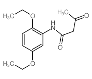 Butanamide,N-(2,5-diethoxyphenyl)-3-oxo-结构式