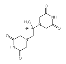 2,6-Piperazinedione,4,4'-[(1R)-1-methyl-1,2-ethanediyl]bis- (9CI) structure