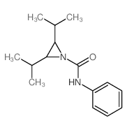 1-Aziridinecarboxanilide,2,3-diisopropyl-, trans- (8CI) structure