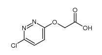 (6-chloro-pyridazin-3-yloxy)-acetic acid结构式