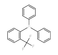 Phosphine,diphenyl[2-(trifluoromethyl)phenyl]- Structure