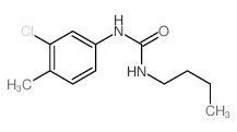 Urea,N-butyl-N'-(3-chloro-4-methylphenyl)- structure