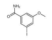 3-iodo-5-methoxy-benzamide Structure