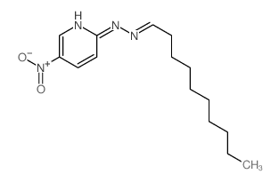 Decanal,2-(5-nitro-2-pyridinyl)hydrazone structure