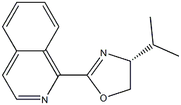 1-[(4R)-4,5-Dihydro-4-isopropyl-2-oxazolyl]isoquinoline Structure