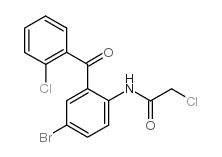 N-(4-BROMO-2-(2-CHLOROBENZOYL)PHENYL)-2-CHLOROACETAMIDE structure