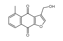 3-(Hydroxymethyl)-5-methylnaphtho[2,3-b]furan-4,9-dione结构式