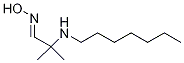 (1E)-2-(heptylamino)-2-methylpropanal oxime Structure