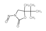 5-methyl-3-nitroso-5-tert-butyl-oxazolidin-2-one结构式