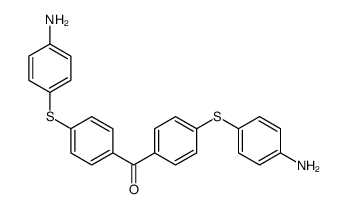 bis[4-(4-aminophenyl)sulfanylphenyl]methanone Structure