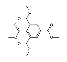 1,2,3,5-Benzenetetracarboxylic acid tetramethyl ester structure