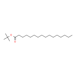 Hexadecanoic acid, 1,1-dimethylethyl ester Structure