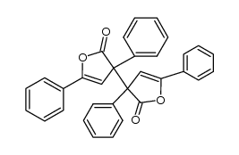 3,5,3',5'-tetraphenyl-3H,3'H-[3,3']bifuranyl-2,2'-dione Structure