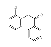 2-(2-CHLOROPHENYL)-1-(PYRIDIN-3-YL)ETHANONE structure