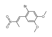 1c()-[2-Brom-4,5-dimethoxy-phenyl]-2-nitro-propen Structure