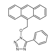 1-(anthracen-9-ylmethoxy)-5-phenyltetrazole结构式