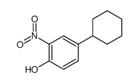 4-cyclohexyl-2-nitrophenol Structure
