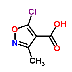 4-Isoxazole carboxylicacid,5-chloro-3-methyl-(7CI,9CI) structure