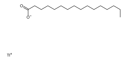 hexadecanoate,thallium(1+)结构式