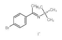 Hydrazinium,1-[1-(4-bromophenyl)ethylidene]-2,2,2-trimethyl-, iodide (1:1) Structure