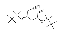(3R,5S)-3,5-bis[(1,1-dimethylethyl)dimethylsilyloxy]-6-heptenitrile结构式